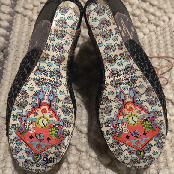 Irregular Choice Patchwork Wedge Booties 8.5 - Picture 7 of 11